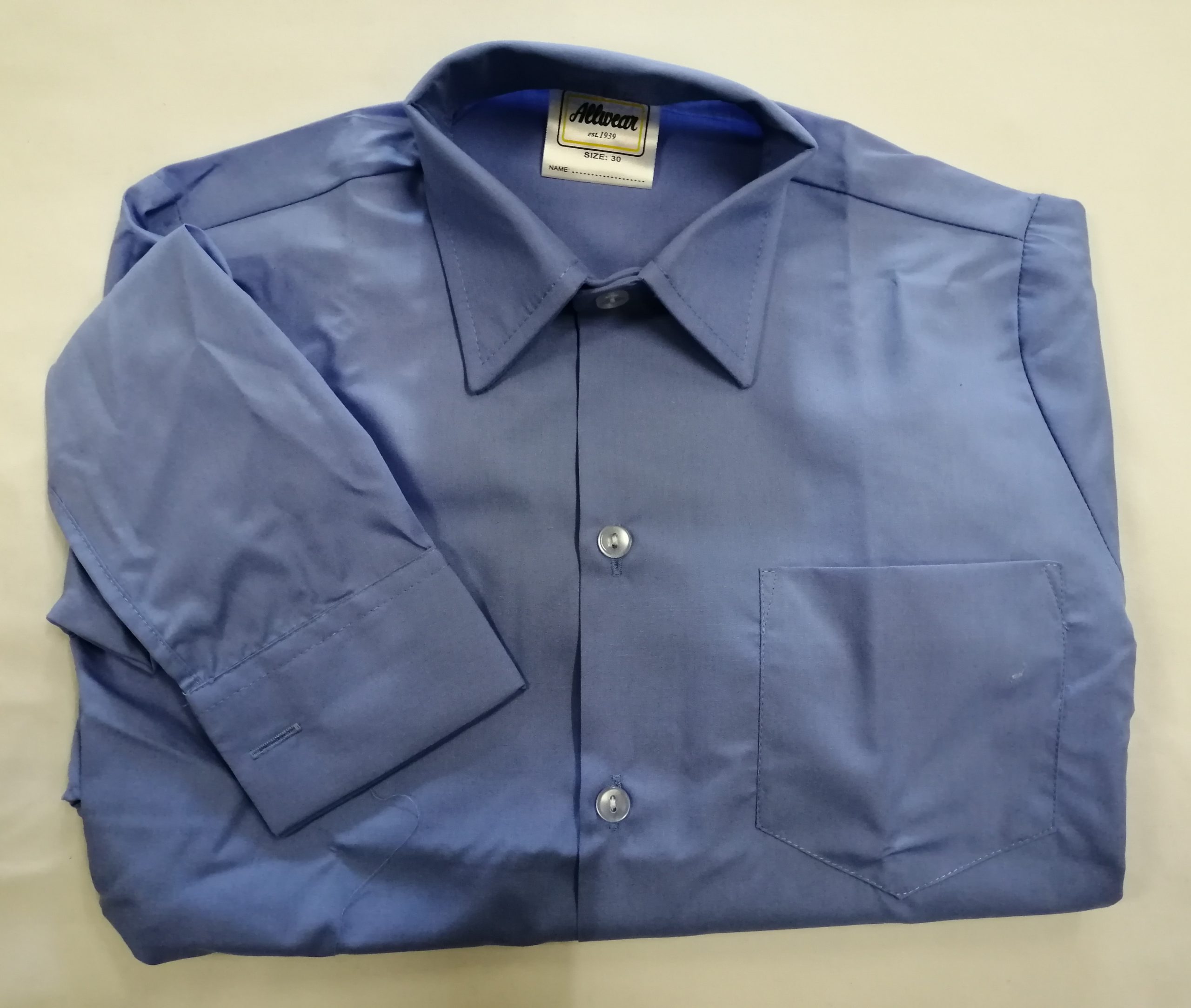 Shirt long sleeve blue - Constantia Schoolwear