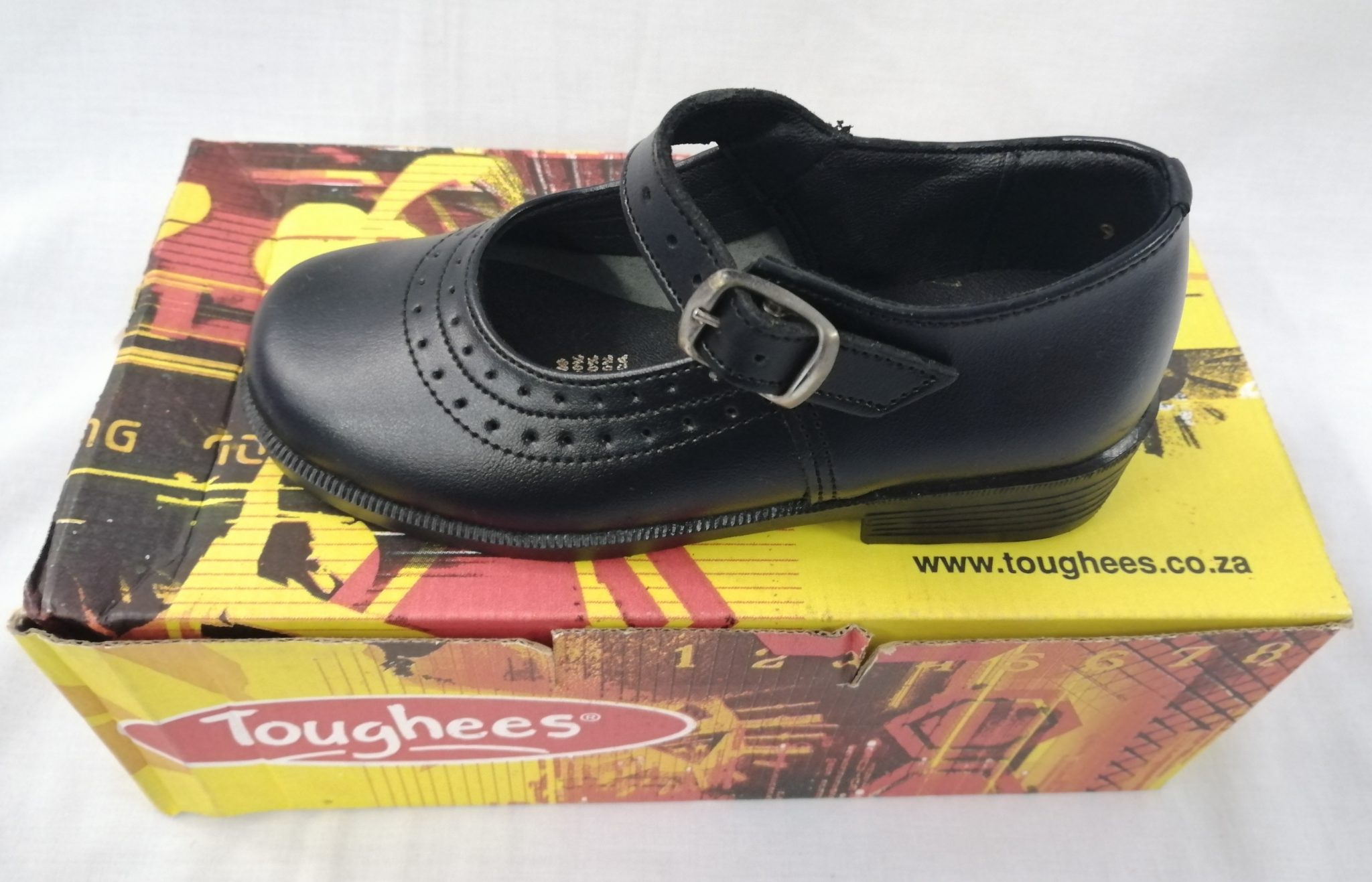 Shoe Toughees buckle girls black Constantia Schoolwear